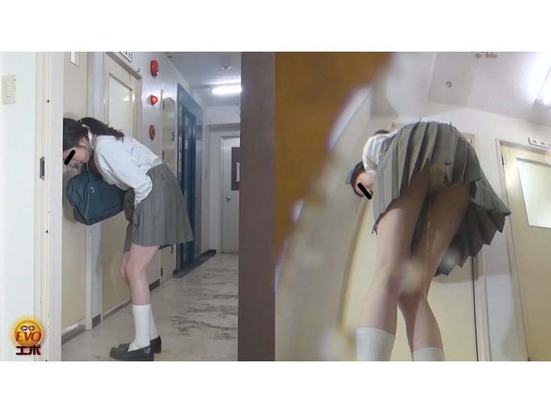 我慢限界!!足止めをくらった女学生のおしっこ漏らし2